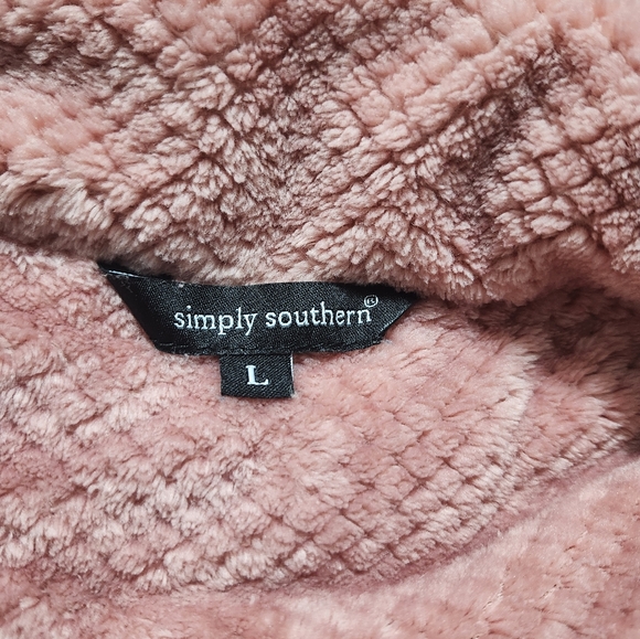 Simply Southern Women's Quarter Snap Pullover Jacket Size Large - Picture 3 of 5